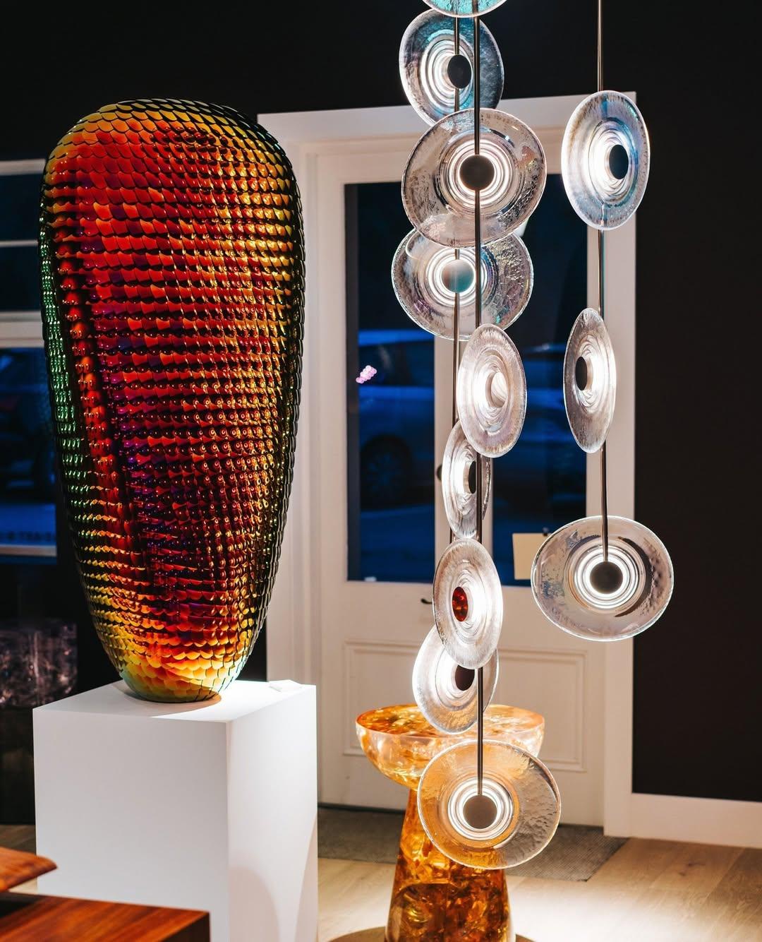 Modern Art Design Radiant Glass Chandelier - Zelno Lighting