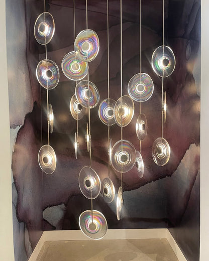 Modern Art Design Radiant Glass Chandelier - Zelno Lighting