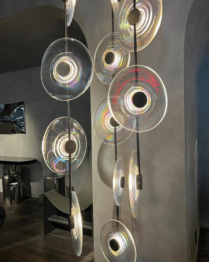 Modern Art Design Radiant Glass Chandelier - Zelno Lighting