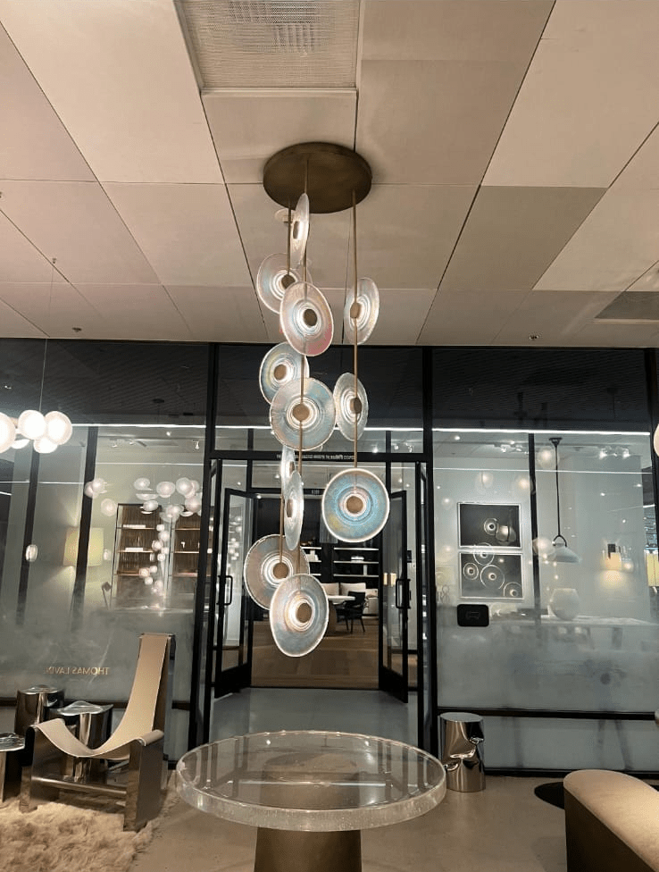 Modern Art Design Radiant Glass Chandelier - Zelno Lighting