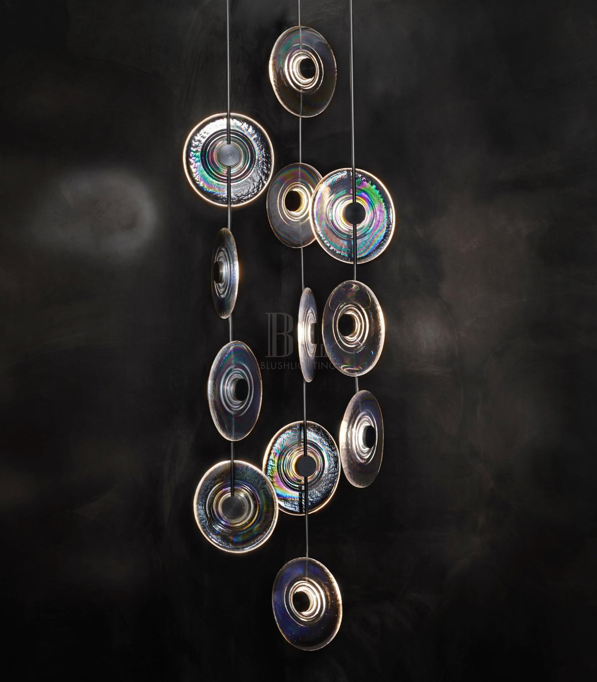 Modern Art Design Radiant Glass Chandelier - Zelno Lighting