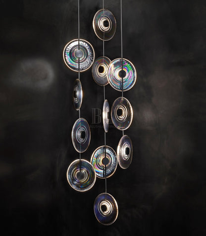 Modern Art Design Radiant Glass Chandelier - Zelno Lighting