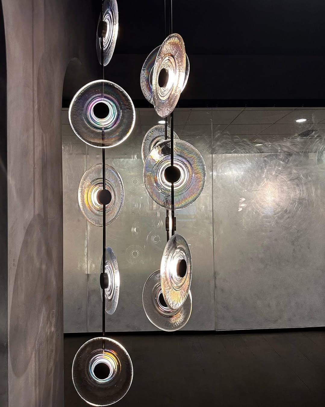 Modern Art Design Radiant Glass Chandelier - Zelno Lighting