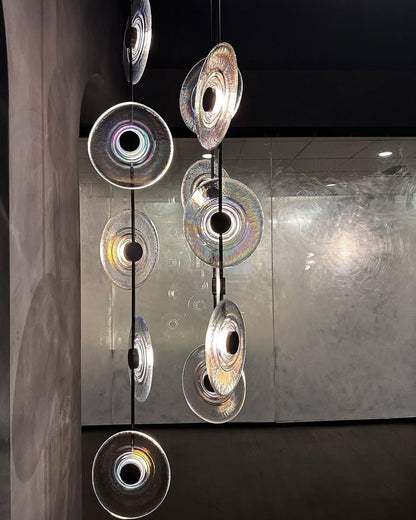 Modern Art Design Radiant Glass Chandelier - Zelno Lighting