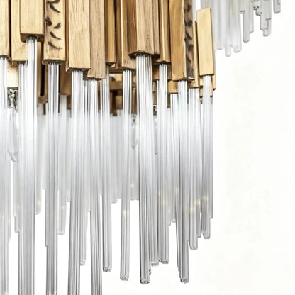 Modern Artistic Luxury Multi-layers Glam Glass Chandelier for High-Ceiling/Staircase/Foyer - Zelno Lighting
