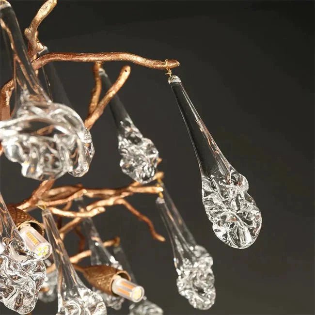Modern Branch Chandelier Drop Flower D 39.3" - Zelno Lighting