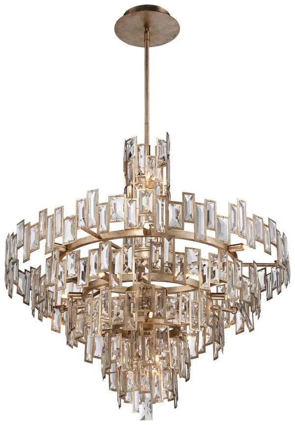 Modern Creative Art Design Multi-Tier Gyroscopic Crystal Chandelier - Zelno Lighting