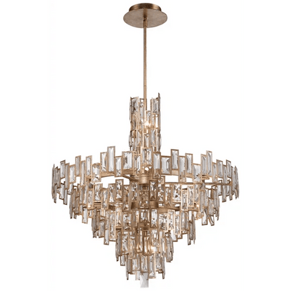 Modern Creative Art Design Multi-Tier Gyroscopic Crystal Chandelier - Zelno Lighting