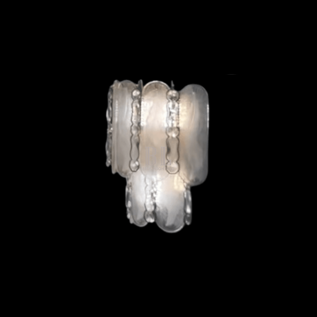 Modern Feather Crystal Chandelier in Chrome/Gold Finish for High/Low-ceiling - Zelno Lighting