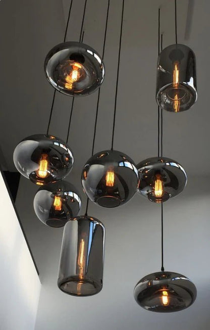 Modern Pendant Fixture light For 2 Story Foyer - Zelno