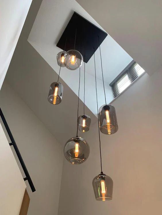 Modern Pendant Fixture light For 2 Story Foyer - Zelno
