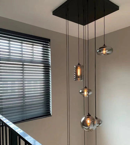 Modern Pendant Fixture light For 2 Story Foyer - Zelno