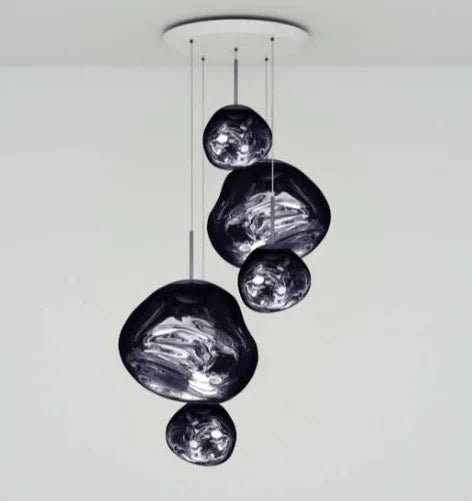 Modern Rock Glass Special Shape Pendant Lighting - Zelno Lighting