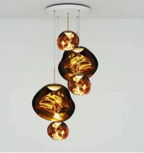 Modern Rock Glass Special Shape Pendant Lighting - Zelno Lighting
