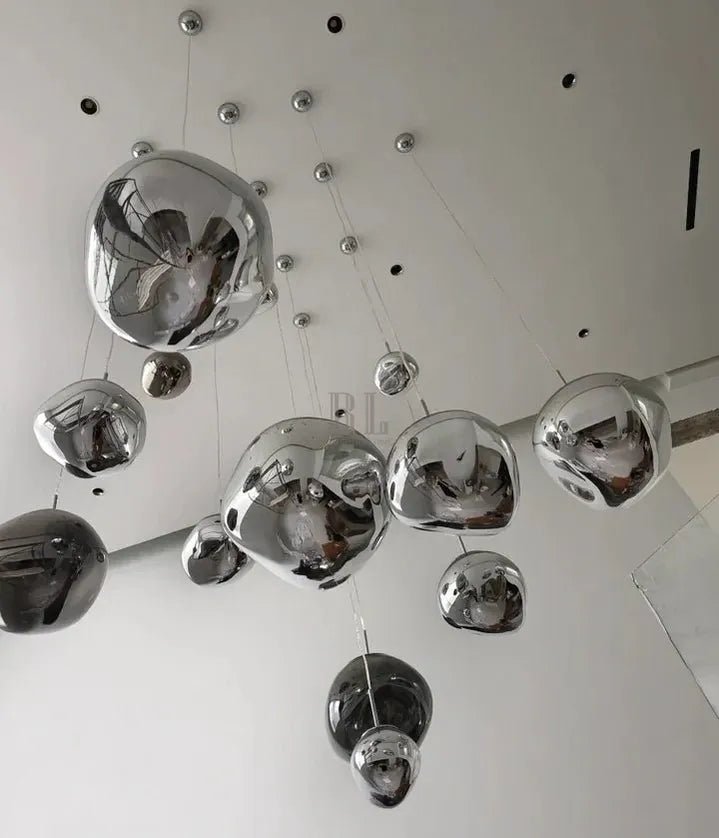 Modern Rock Glass Special Shape Pendant Lighting - Zelno Lighting