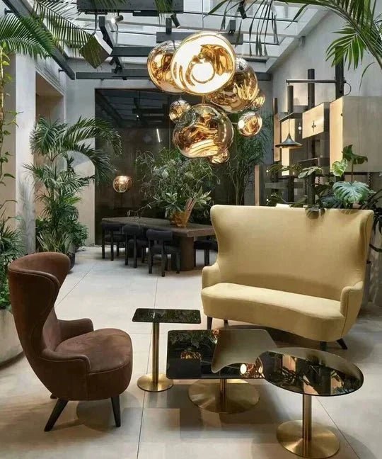 Modern Rock Glass Special Shape Pendant Lighting - Zelno Lighting