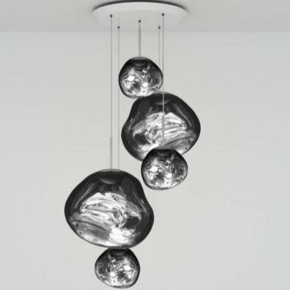 Modern Rock Glass Special Shape Pendant Lighting - Zelno Lighting