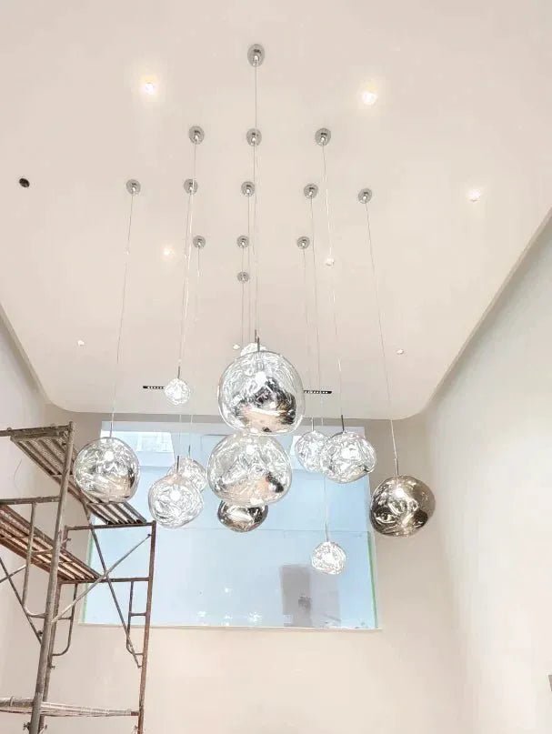 Modern Rock Glass Special Shape Pendant Lighting - Zelno Lighting
