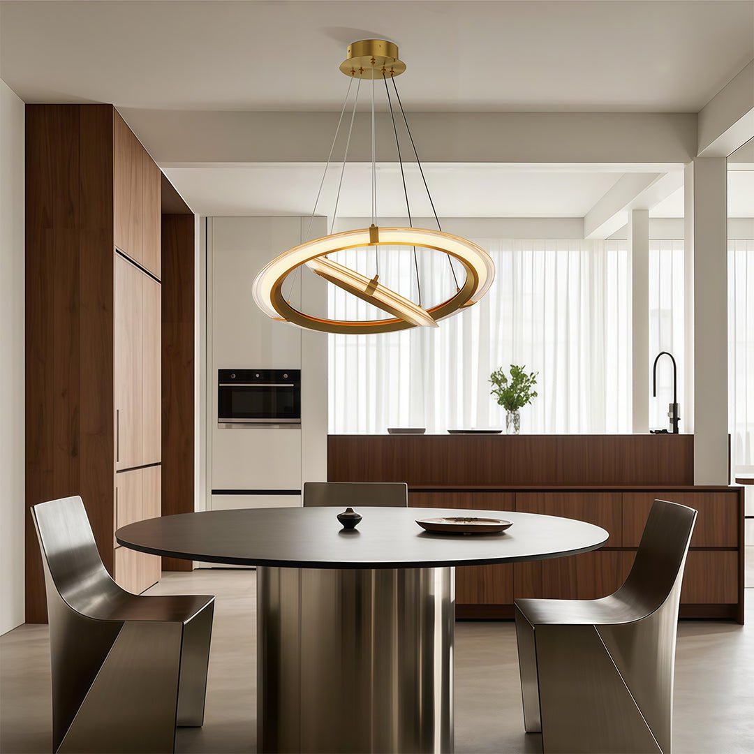 Modern Round Chandelier Luxury Design Ceiling Light - Zelno
