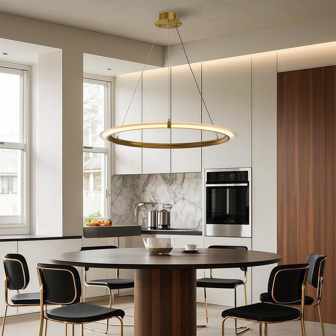 Modern Round Chandelier Luxury Design Ceiling Light - Zelno