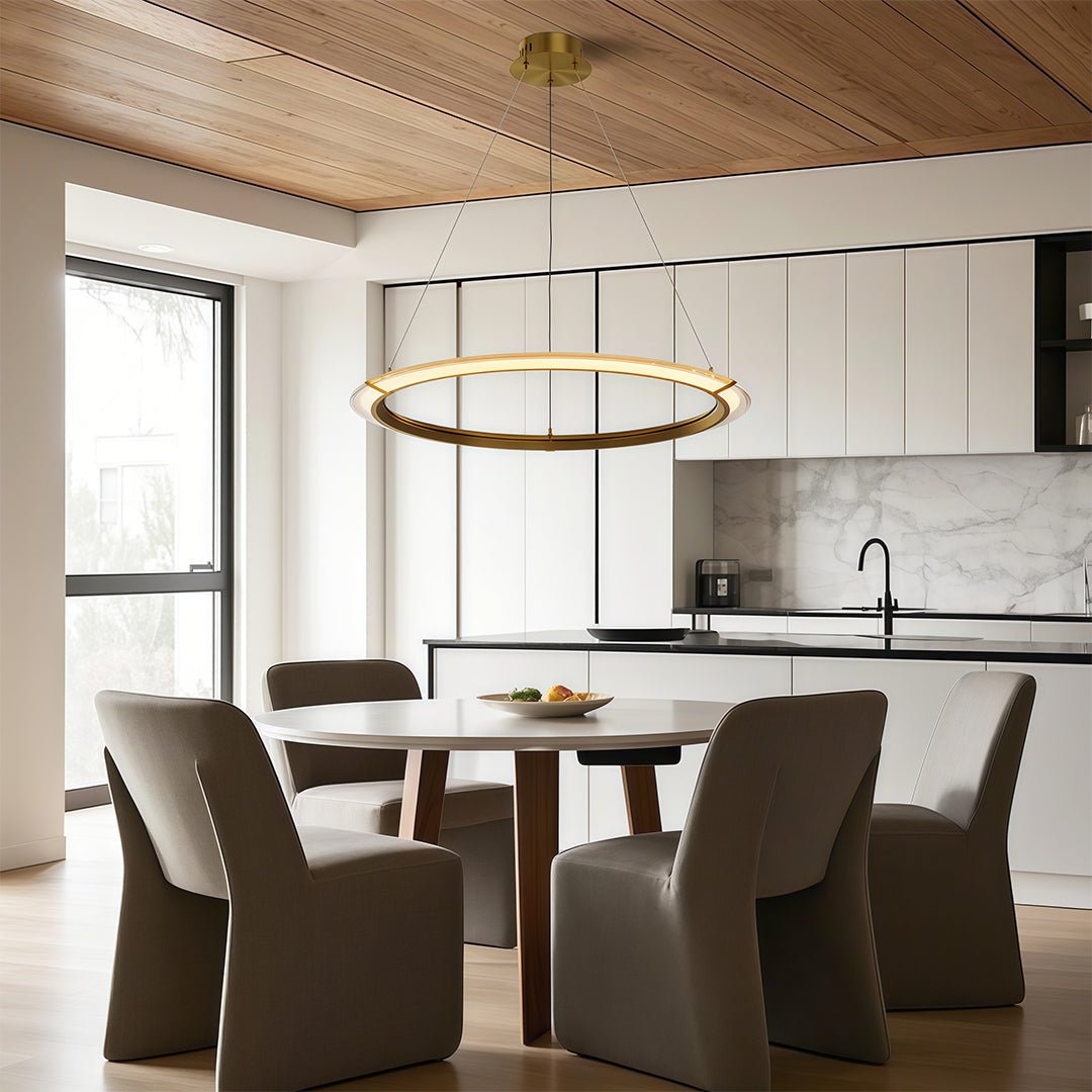Modern Round Chandelier Luxury Design Ceiling Light - Zelno