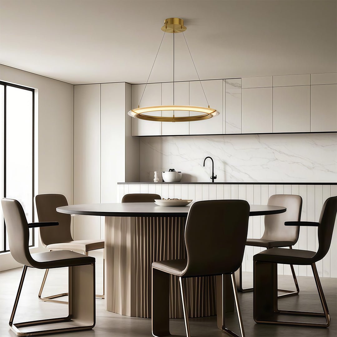 Modern Round Chandelier Luxury Design Ceiling Light - Zelno