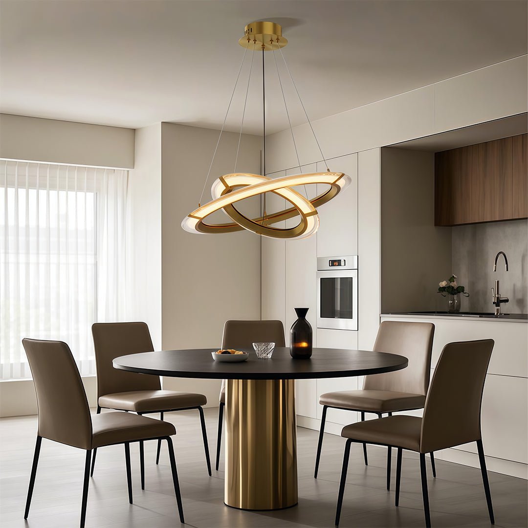 Modern Round Chandelier Luxury Design Ceiling Light - Zelno