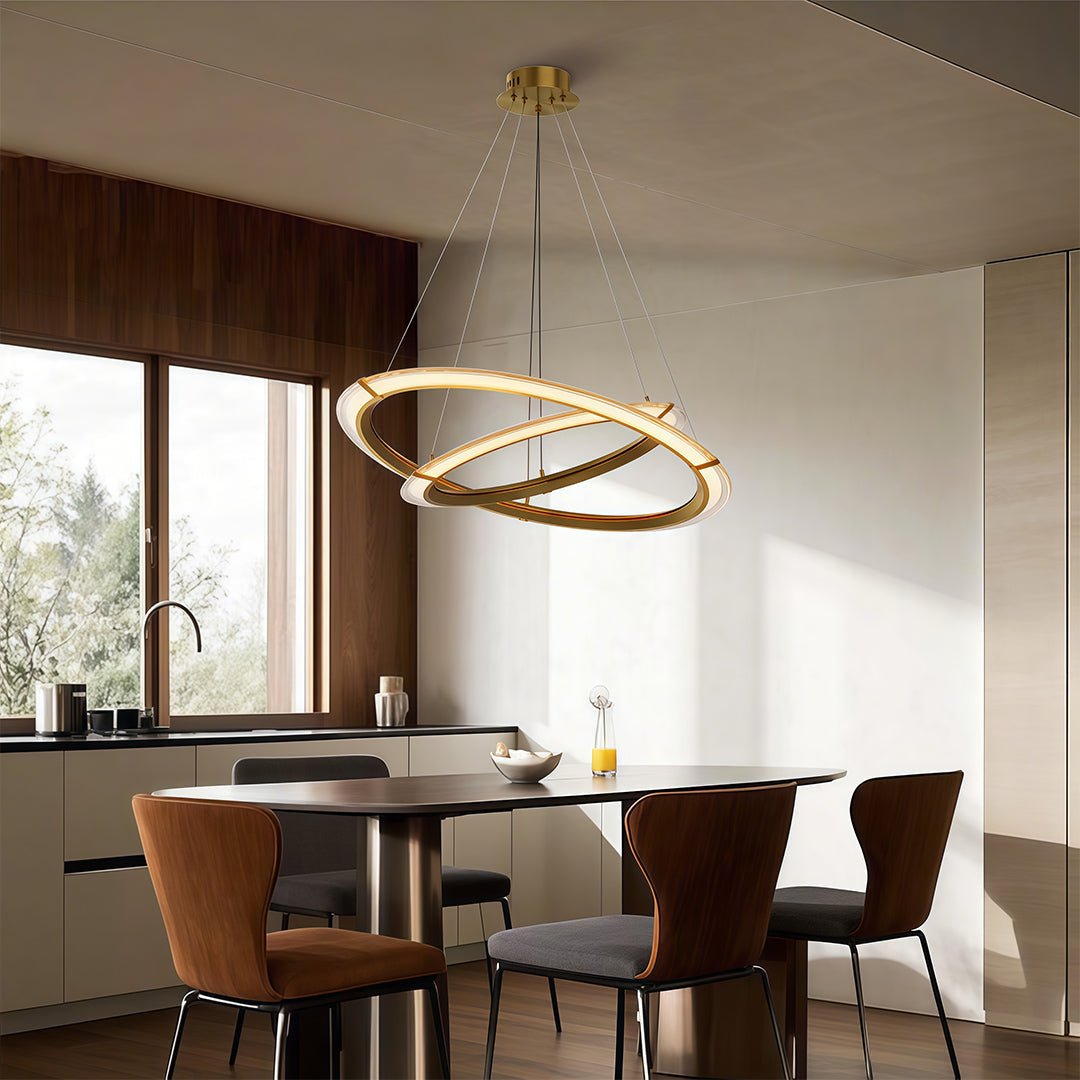 Modern Round Chandelier Luxury Design Ceiling Light - Zelno