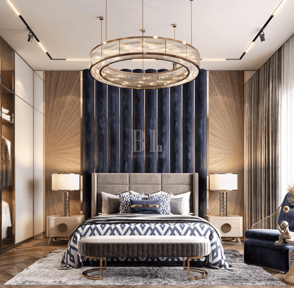Modern Round Drum Dimmable Chandelier for Living Room/Bedroom - Zelno Lighting