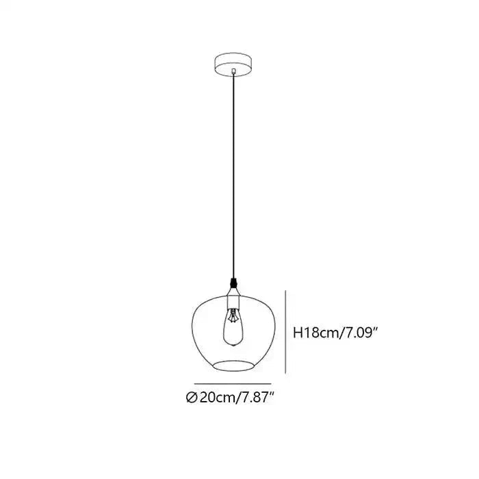 Modern Smoke Gray Glass Lamp Designer Chandelier - Zelno Lighting