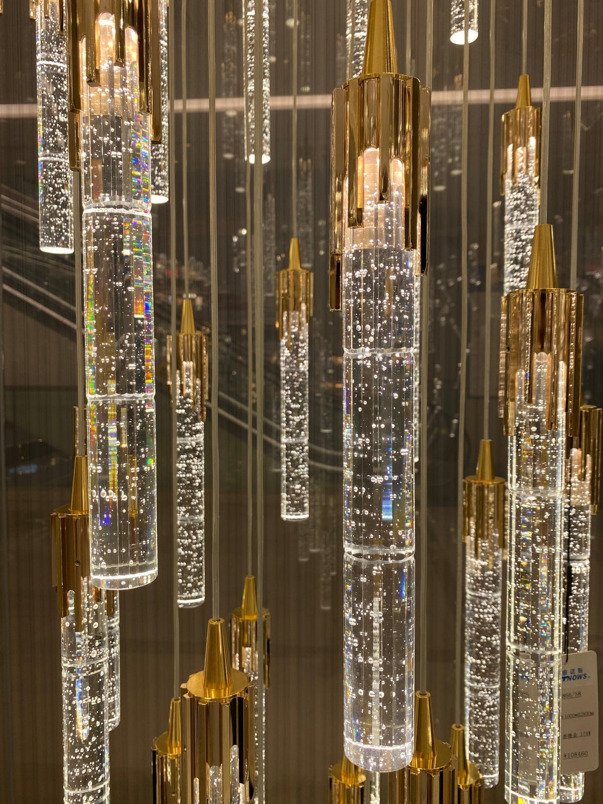 Modern Stair Light Foyer Staircase Hall Ceiling Lamps Spiral Stair Chandelier Crystal Droplight Luxury Hall Decoration Lights - Zelno Lighting