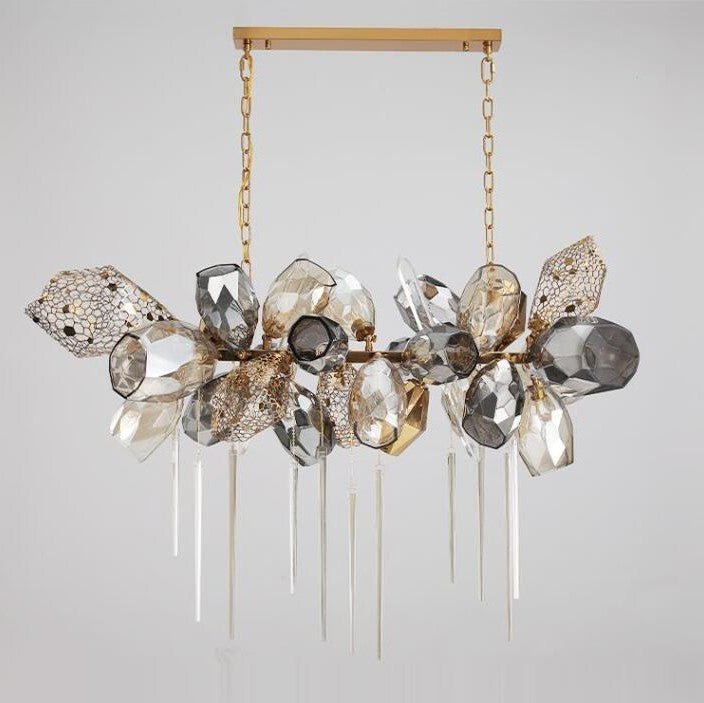 Modern Wine Glass Shape Chandelier Italian Light Luxury Light Fixture for Dining Room/Living Room - Zelno Lighting
