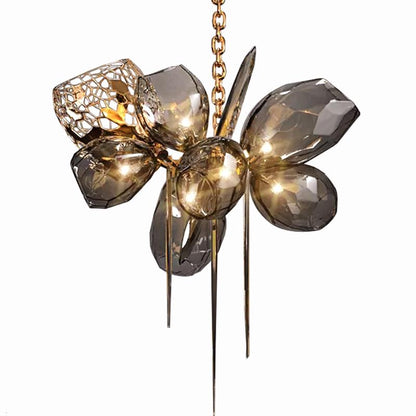 Modern Wine Glass Shape Chandelier Italian Light Luxury Light Fixture for Dining Room/Living Room - Zelno Lighting