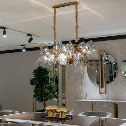 Modern Wine Glass Shape Chandelier Italian Light Luxury Light Fixture for Dining Room/Living Room - Zelno Lighting