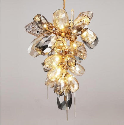 Modern Wine Glass Shape Chandelier Italian Light Luxury Light Fixture for Dining Room/Living Room - Zelno Lighting