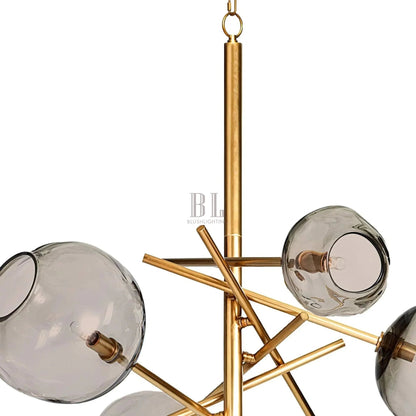 Molten Chandelier For Living room, Dining room - Zelno Lighting
