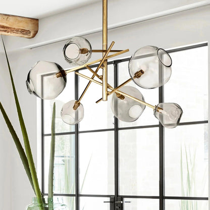 Molten Chandelier For Living room, Dining room - Zelno Lighting