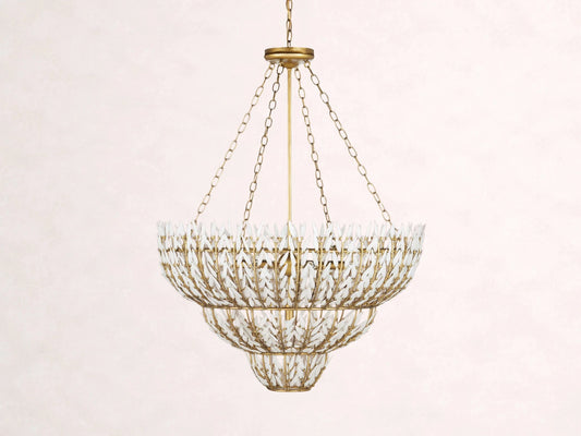 Morrigan Round Chandelier 34'' 56''D - Zelno Lighting