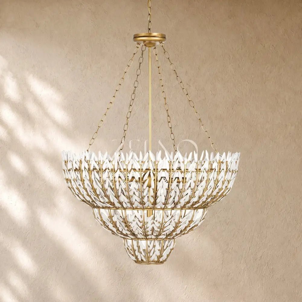 Morrigen Round Chandelier 34'' 56''D - Zelno