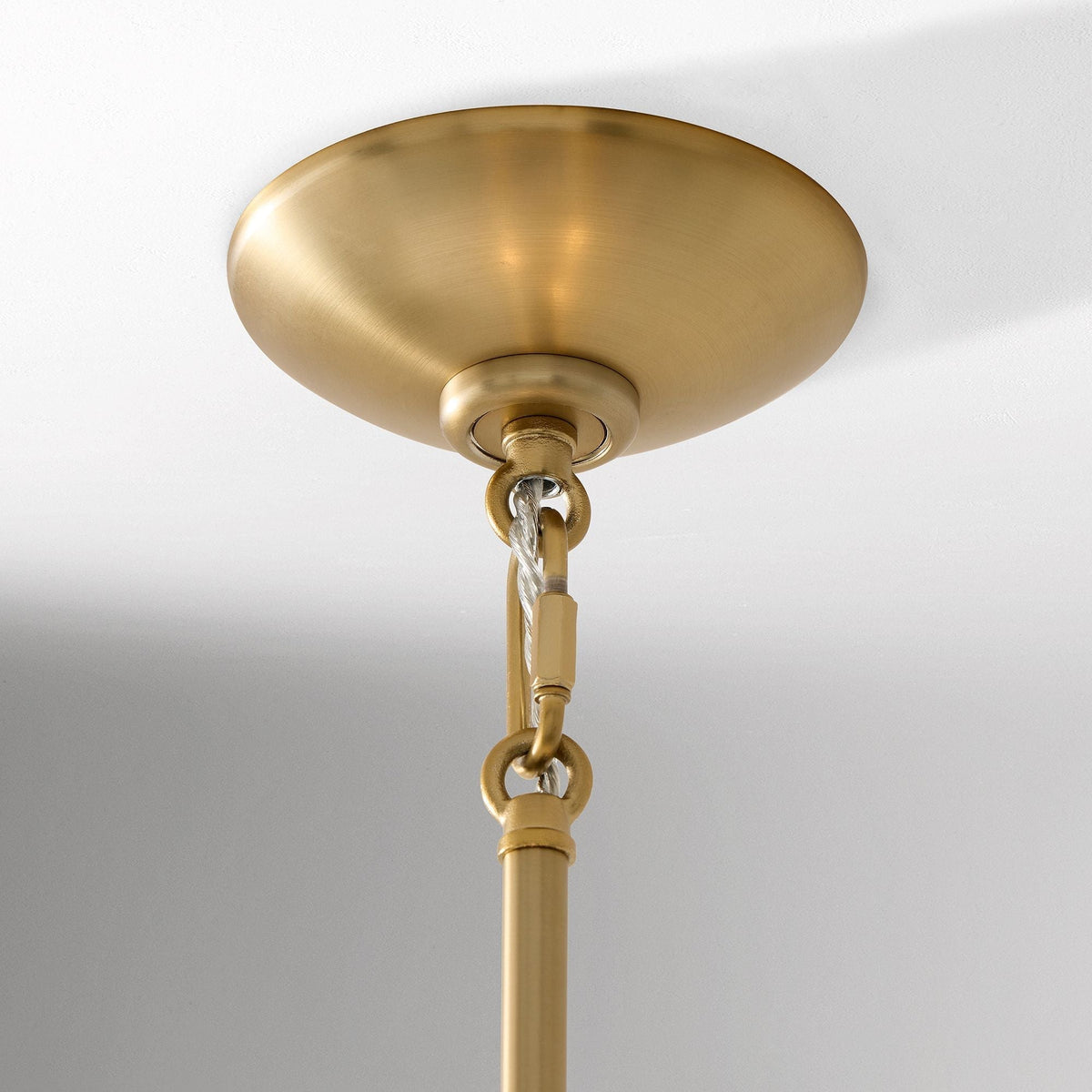 Murano Chandelier (22") White - Zelno