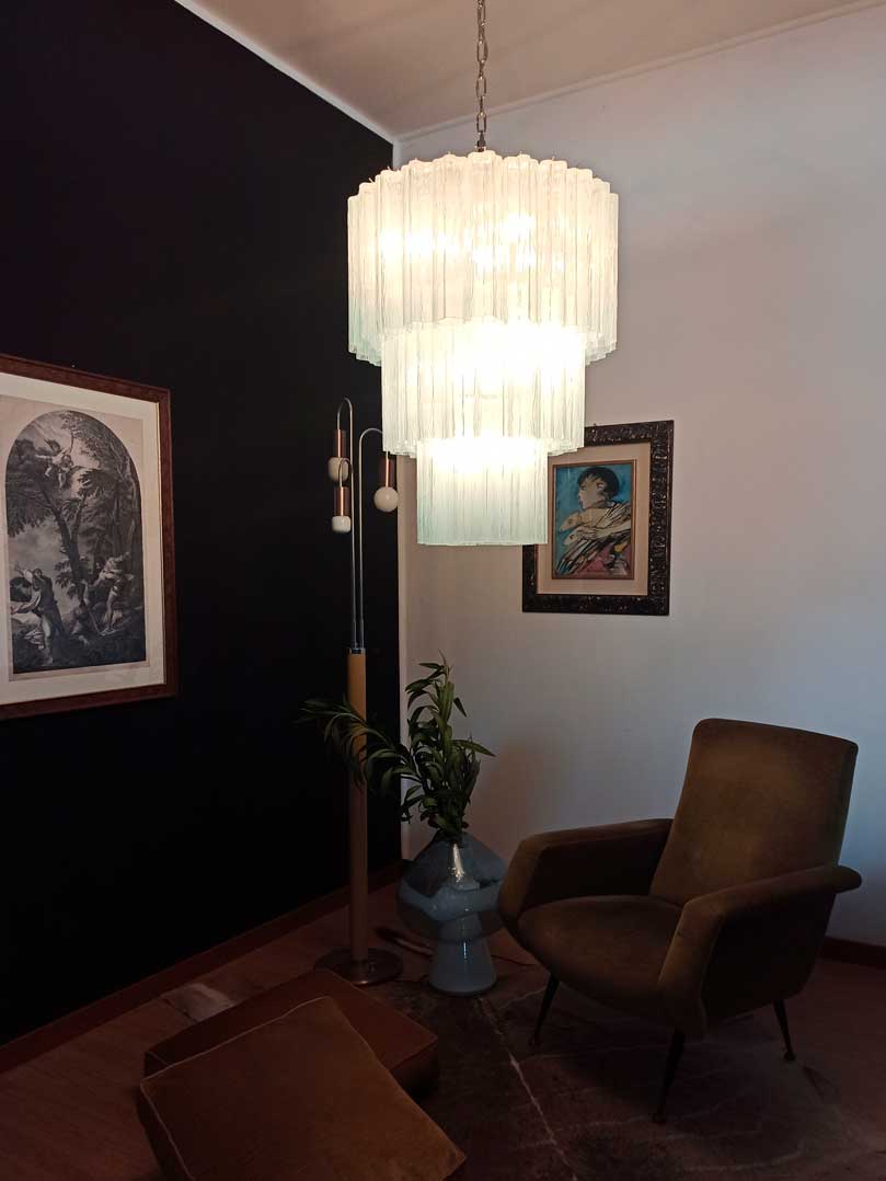 Murano Chandelier – 52 tubes – Opal - Zelno