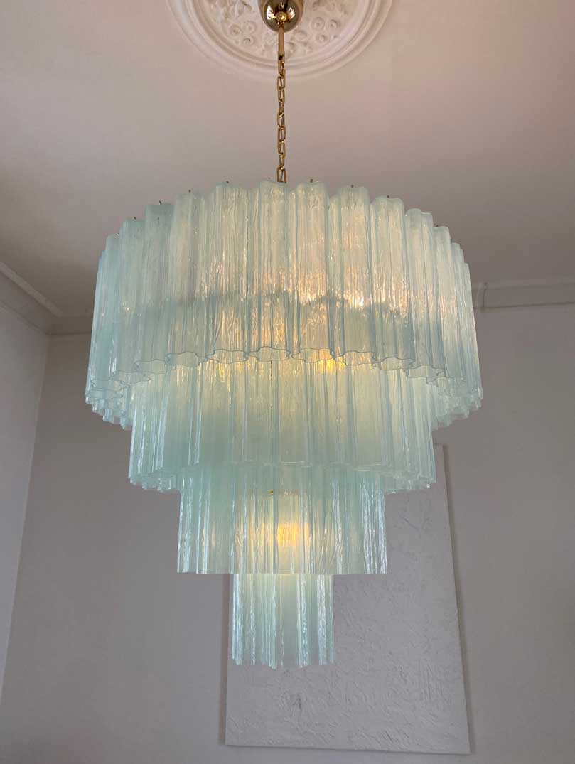 Murano Chandelier – 78 tubes – Opal - Zelno