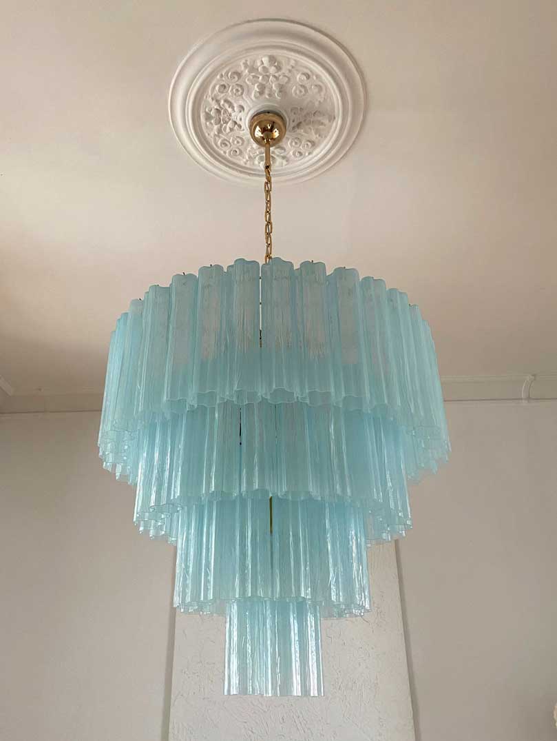 Murano Chandelier – 78 tubes – Opal - Zelno