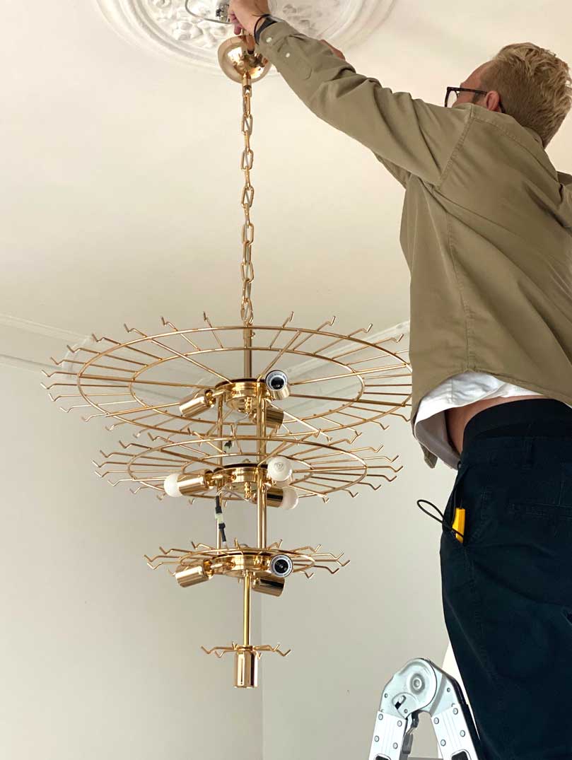 Murano Chandelier – 78 tubes – Opal - Zelno