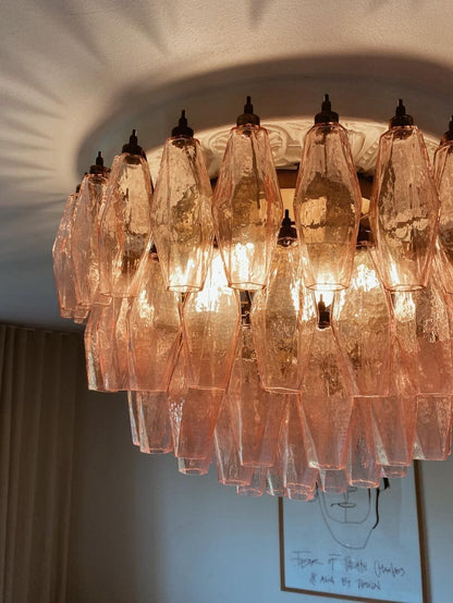 Murano Chandelier – Poliedri – 84 glasses - Zelno Lighting