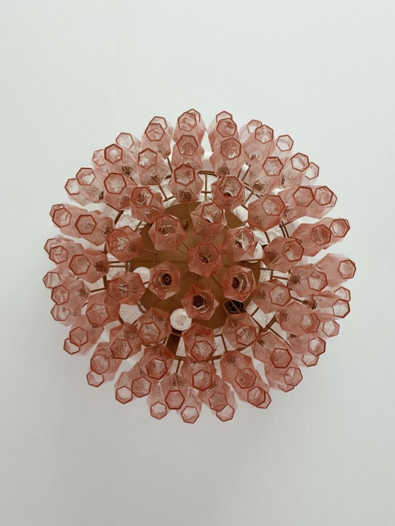 Murano Chandelier – Poliedri – 84 glasses - Zelno Lighting