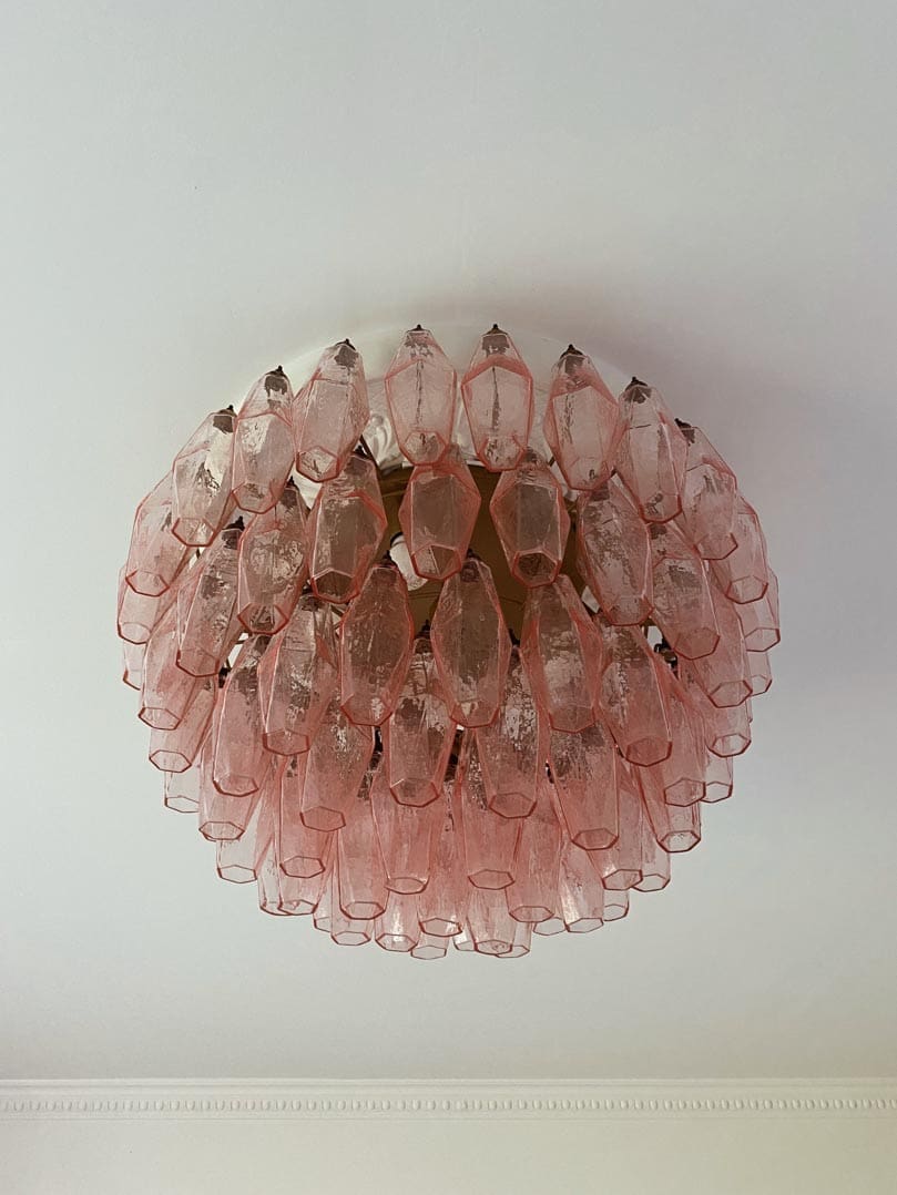Murano Chandelier – Poliedri – 84 glasses - Zelno Lighting