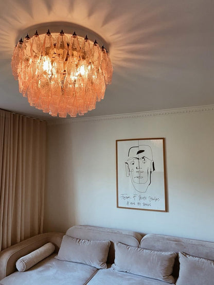 Murano Chandelier – Poliedri – 84 glasses - Zelno Lighting