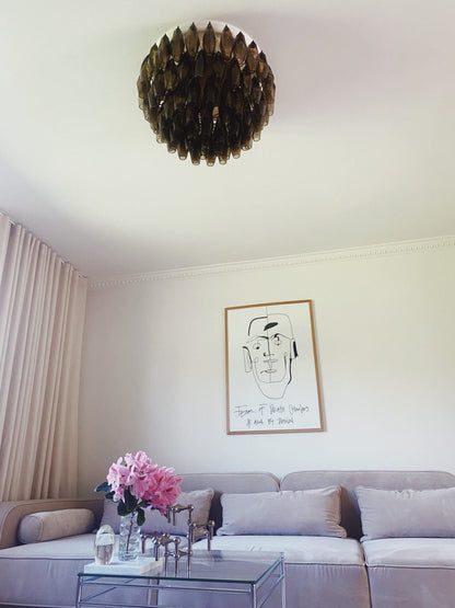 Murano Chandelier – Poliedri – 84 glasses - Zelno Lighting