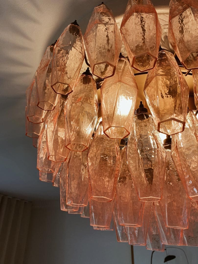 Murano Chandelier – Poliedri – 84 glasses - Zelno Lighting